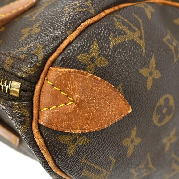 LOUIS VUITTON MONOGRAM SPEEDY 25 HANDBAG M41528 MI0911 YQ02188 - Picture 4 of 10